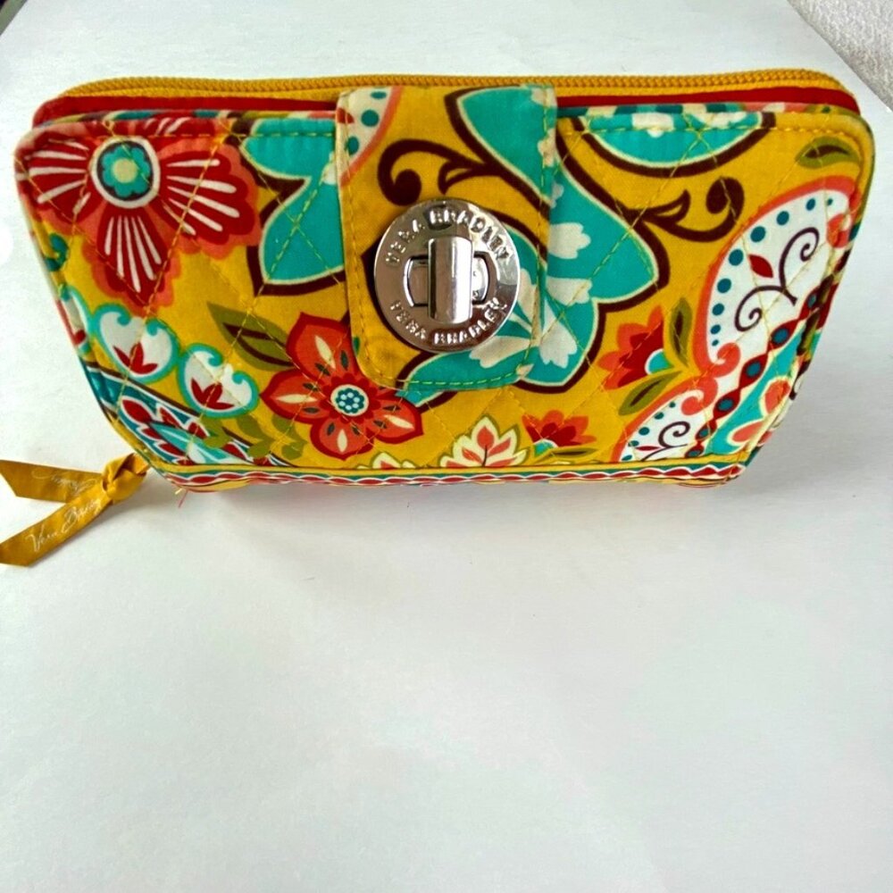 Vera Bradley Floral Quilted Wallet Clutch